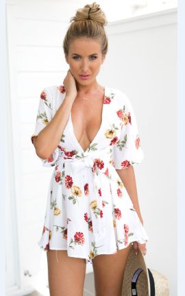 F2481 Women Dandelion Playsuit